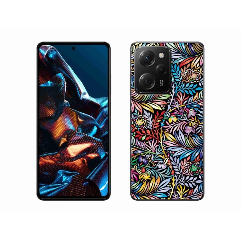 Gelový kryt mmCase na mobil Xiaomi Poco X5 Pro 5G - květiny 5