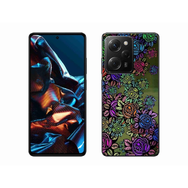 Gelový kryt mmCase na mobil Xiaomi Poco X5 Pro 5G - květiny 6