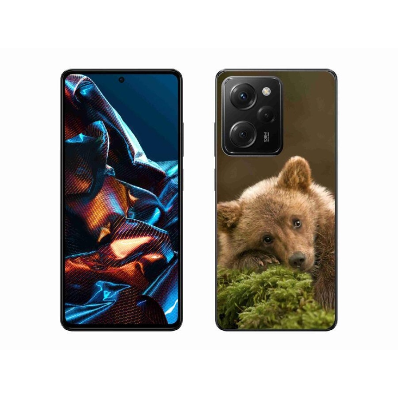 Gelový kryt mmCase na mobil Xiaomi Poco X5 Pro 5G - medvěd
