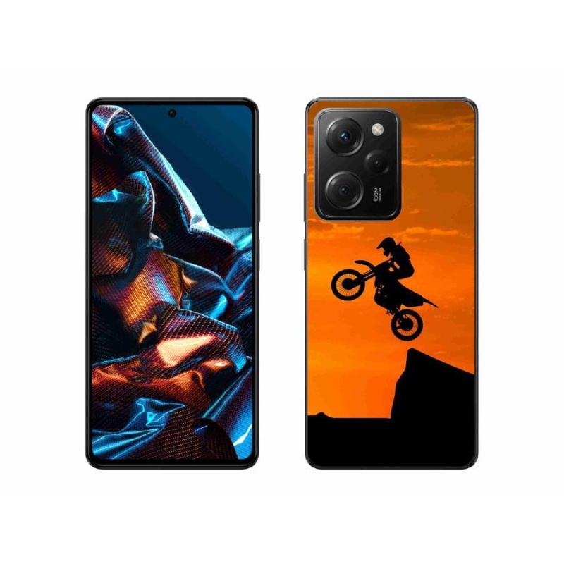 Gelový kryt mmCase na mobil Xiaomi Poco X5 Pro 5G - motocross