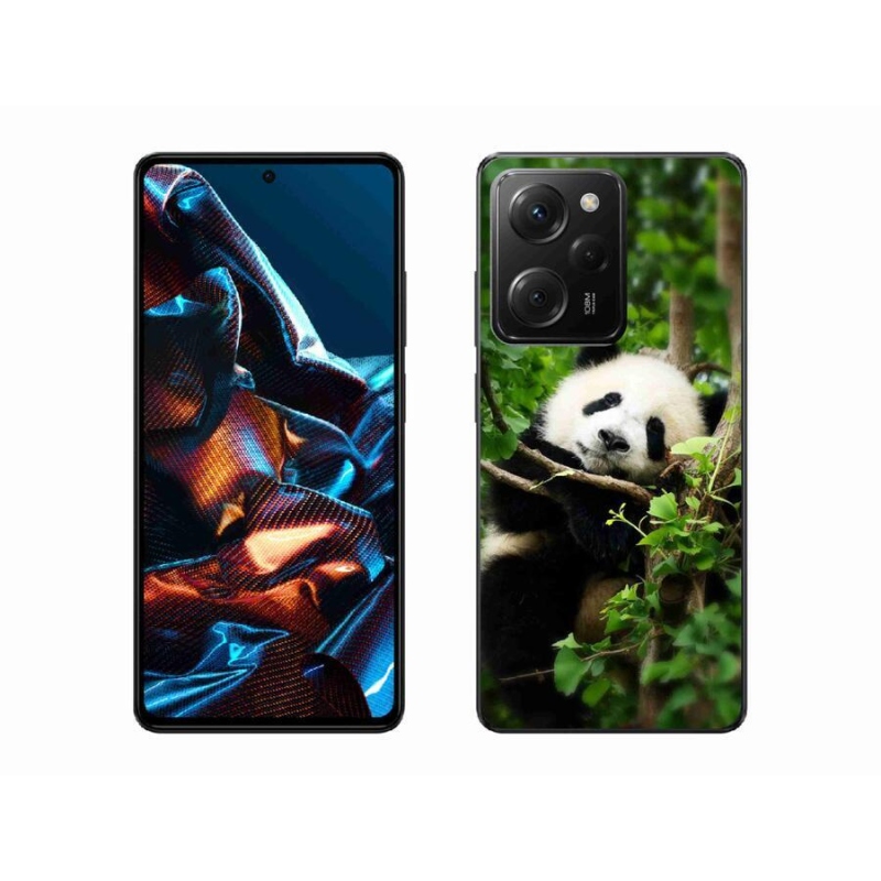 Gelový kryt mmCase na mobil Xiaomi Poco X5 Pro 5G - panda