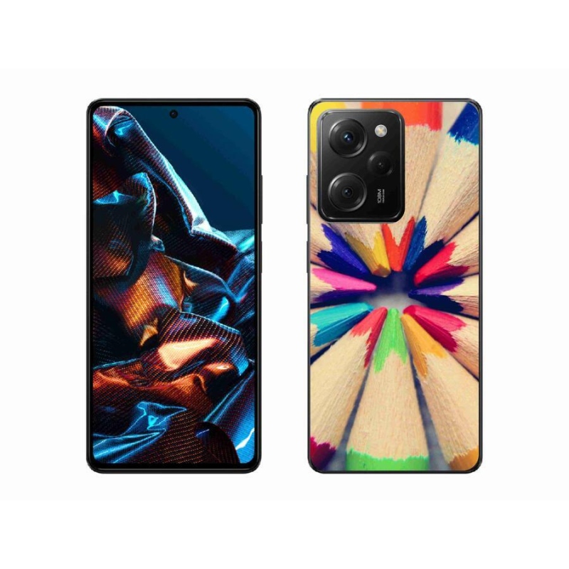Gelový kryt mmCase na mobil Xiaomi Poco X5 Pro 5G - pastelky