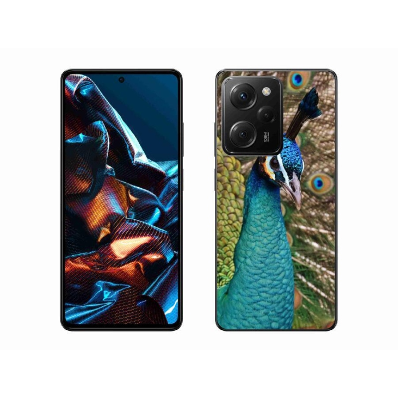 Gelový kryt mmCase na mobil Xiaomi Poco X5 Pro 5G - páv