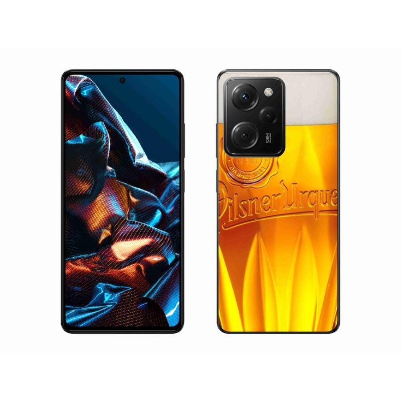 Gelový kryt mmCase na mobil Xiaomi Poco X5 Pro 5G - pivo