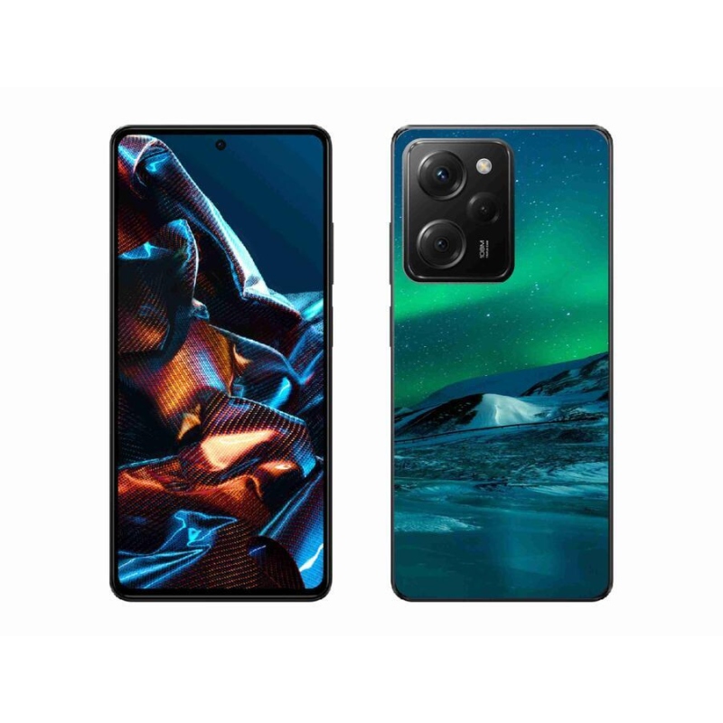 Gelový kryt mmCase na mobil Xiaomi Poco X5 Pro 5G - polární záře