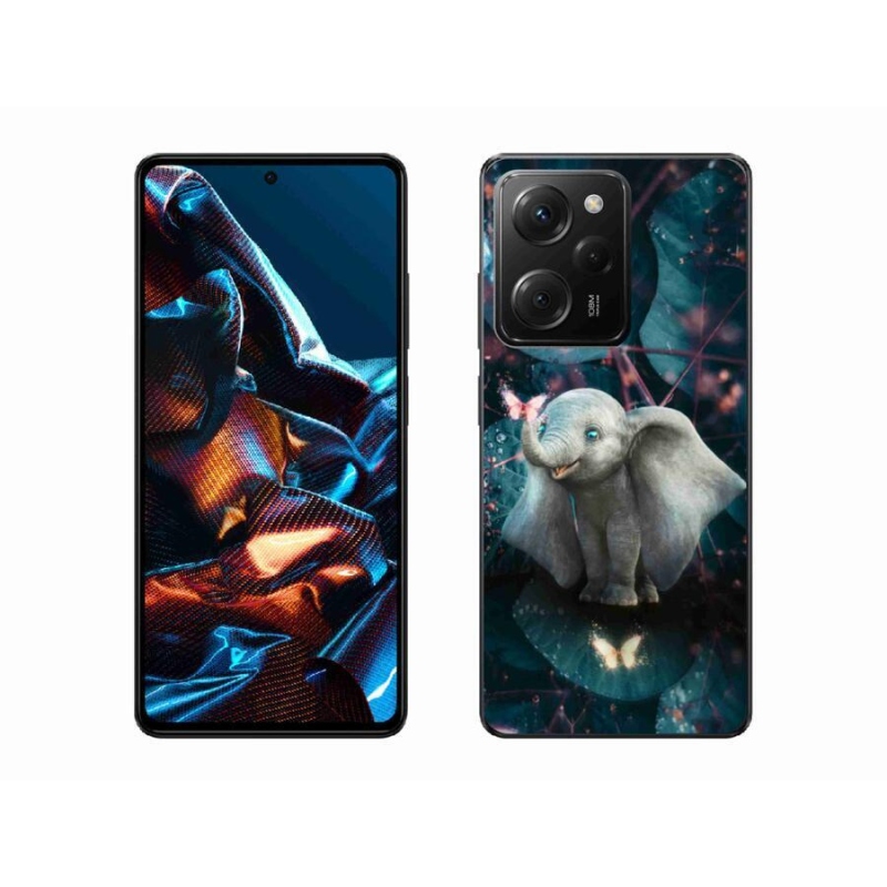 Gelový kryt mmCase na mobil Xiaomi Poco X5 Pro 5G - roztomilý slon