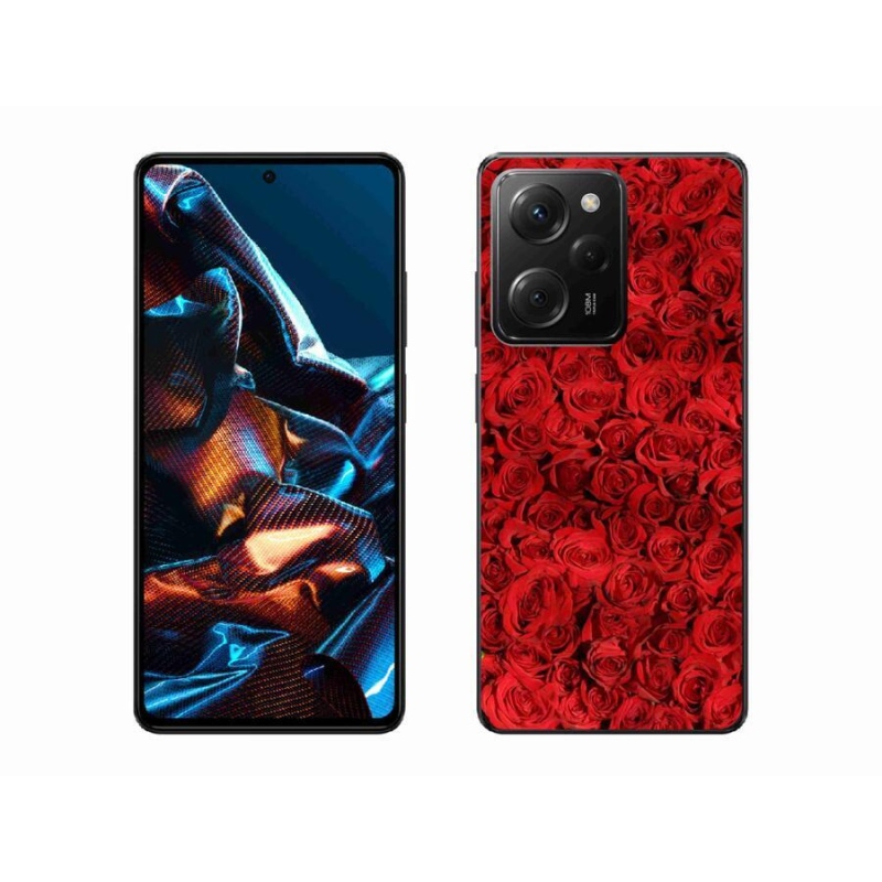 Gelový kryt mmCase na mobil Xiaomi Poco X5 Pro 5G - růže