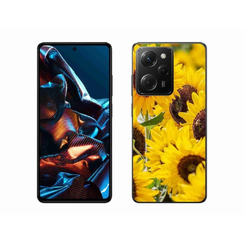 Gelový kryt mmCase na mobil Xiaomi Poco X5 Pro 5G - slunečnice