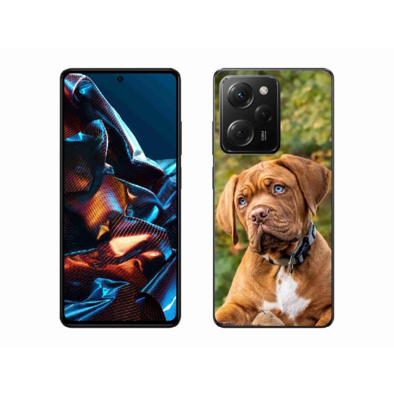 Gelový kryt mmCase na mobil Xiaomi Poco X5 Pro 5G - štěně
