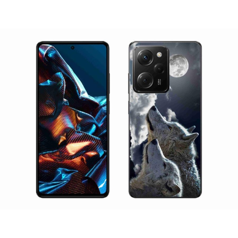 Gelový kryt mmCase na mobil Xiaomi Poco X5 Pro 5G - vlci