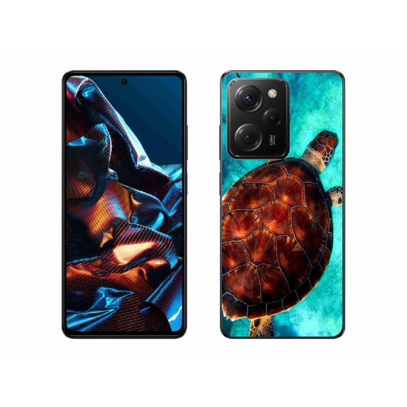 Gelový kryt mmCase na mobil Xiaomi Poco X5 Pro 5G - želva