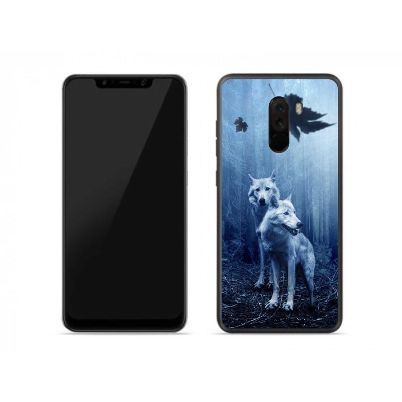 Gelový kryt mmCase na mobil Xiaomi Pocophone F1 - vlci v lese