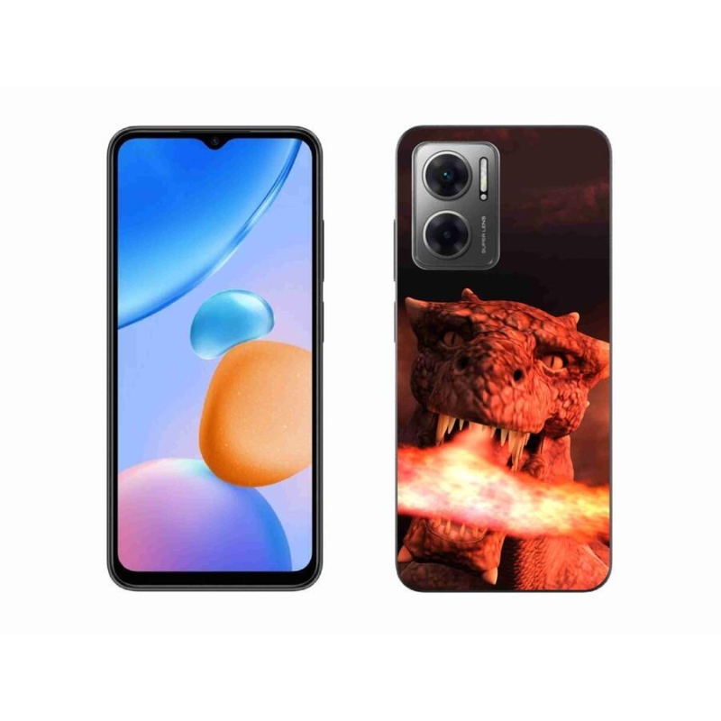 Gelový kryt mmCase na mobil Xiaomi Redmi 10 5G - drak
