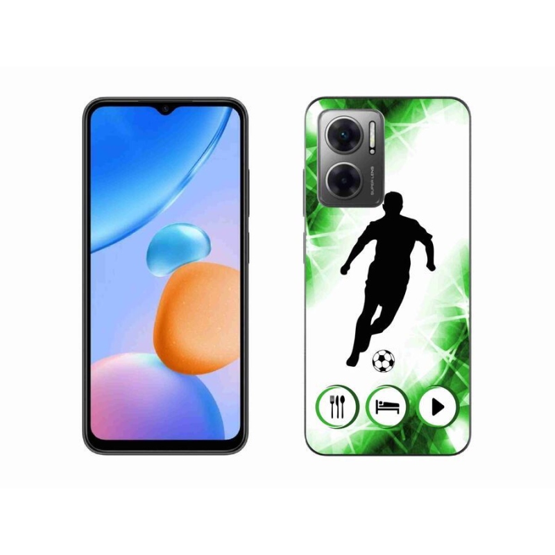 Gelový kryt mmCase na mobil Xiaomi Redmi 10 5G - fotbalista