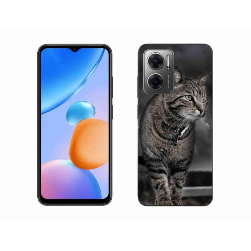 Gelový kryt mmCase na mobil Xiaomi Redmi 10 5G - kočka
