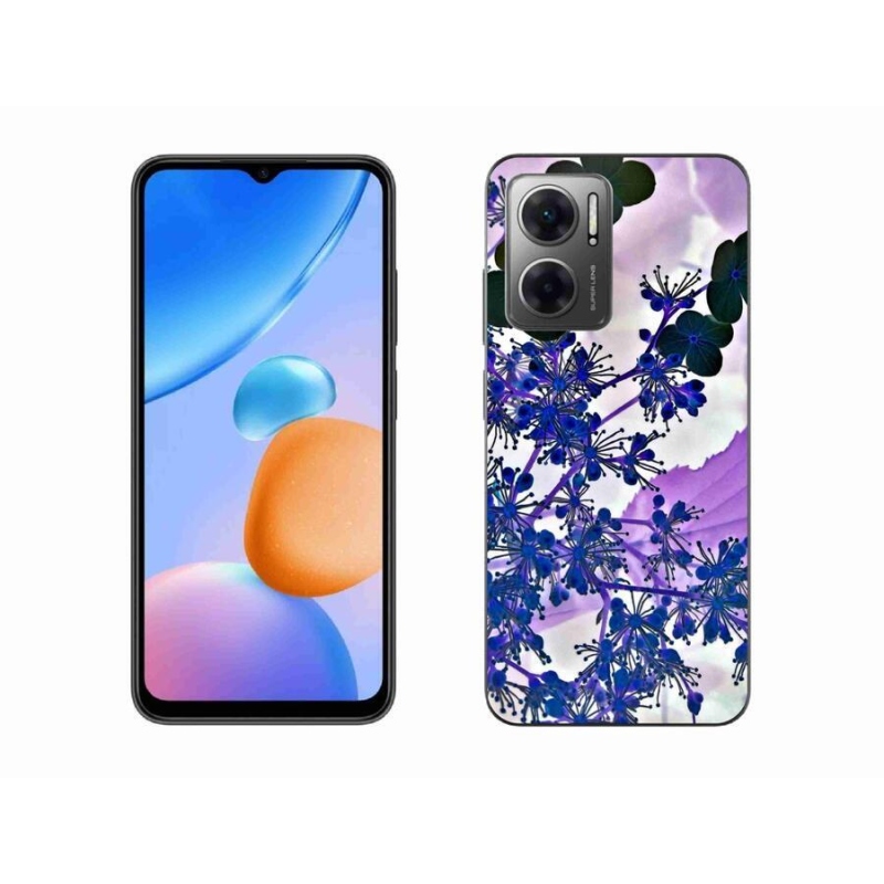 Gelový kryt mmCase na mobil Xiaomi Redmi 10 5G - květ hortenzie