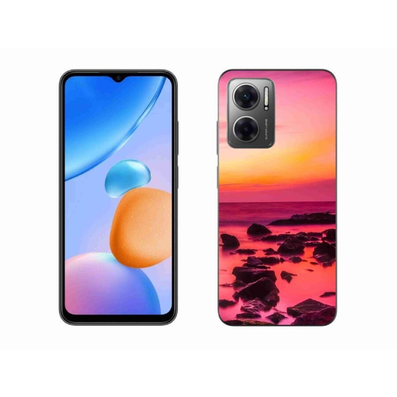 Gelový kryt mmCase na mobil Xiaomi Redmi 10 5G - moře a záře