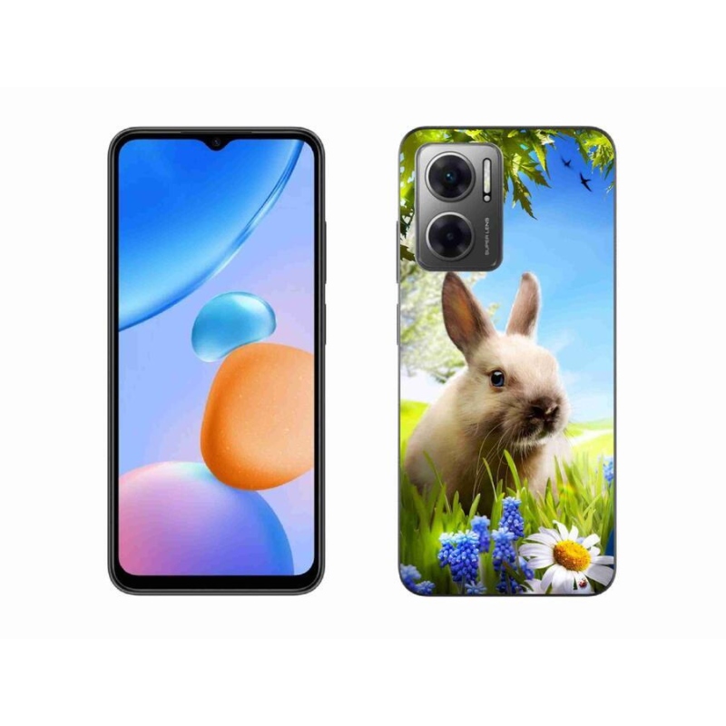 Gelový kryt mmCase na mobil Xiaomi Redmi 10 5G - zajíček