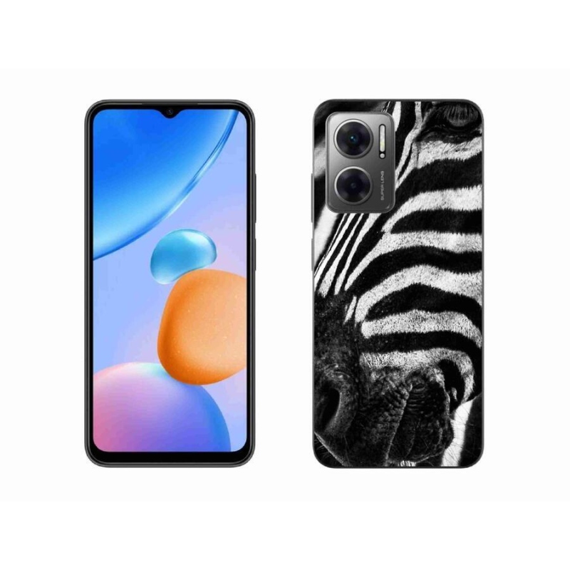 Gelový kryt mmCase na mobil Xiaomi Redmi 10 5G - zebra