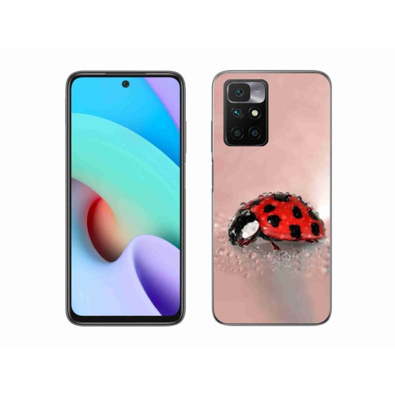 Gelový kryt mmCase na mobil Xiaomi Redmi 10/Redmi 10 (2022) - beruška