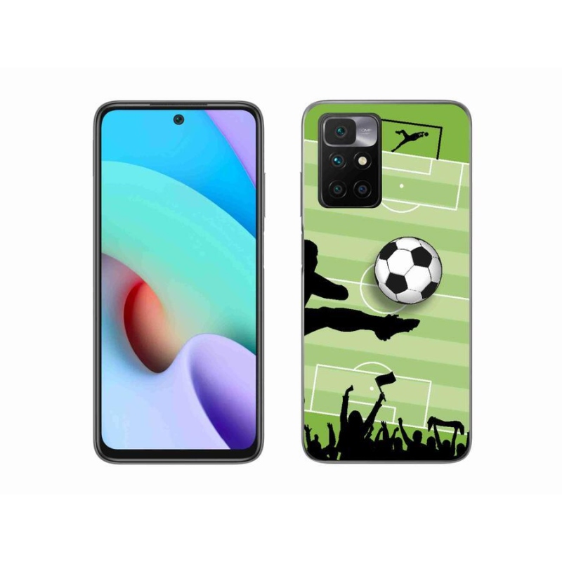 Gelový kryt mmCase na mobil Xiaomi Redmi 10/Redmi 10 (2022) - fotbal 3