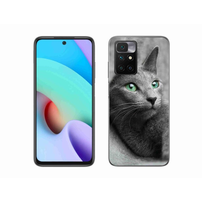 Gelový kryt mmCase na mobil Xiaomi Redmi 10/Redmi 10 (2022) - kočka 2
