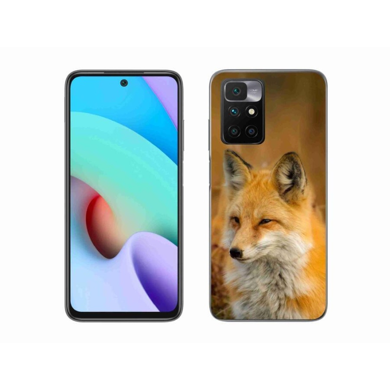 Gelový kryt mmCase na mobil Xiaomi Redmi 10/Redmi 10 (2022) - liška