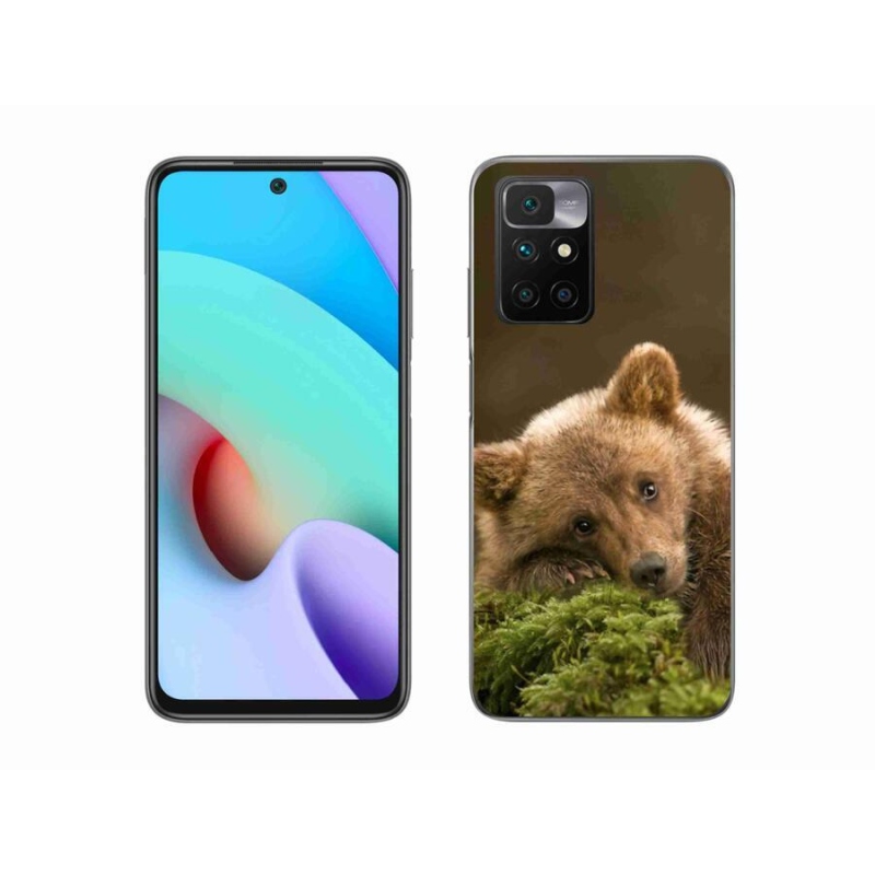 Gelový kryt mmCase na mobil Xiaomi Redmi 10/Redmi 10 (2022) - medvěd