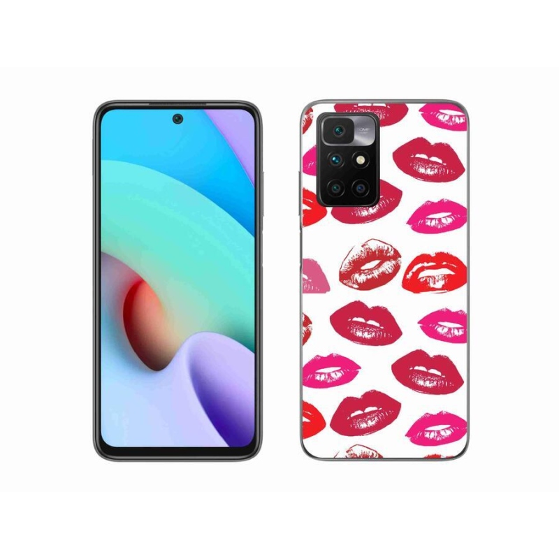 Gelový kryt mmCase na mobil Xiaomi Redmi 10/Redmi 10 (2022) - rty