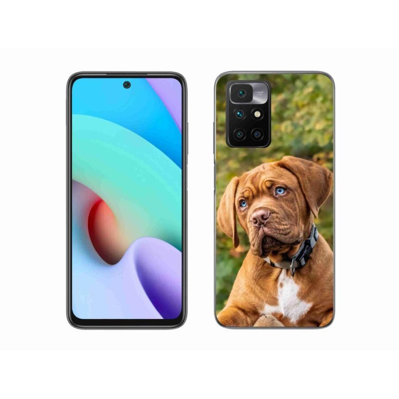Gelový kryt mmCase na mobil Xiaomi Redmi 10/Redmi 10 (2022) - štěně