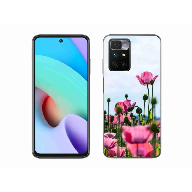 Gelový kryt mmCase na mobil Xiaomi Redmi 10/Redmi 10 (2022) - vlčí mák