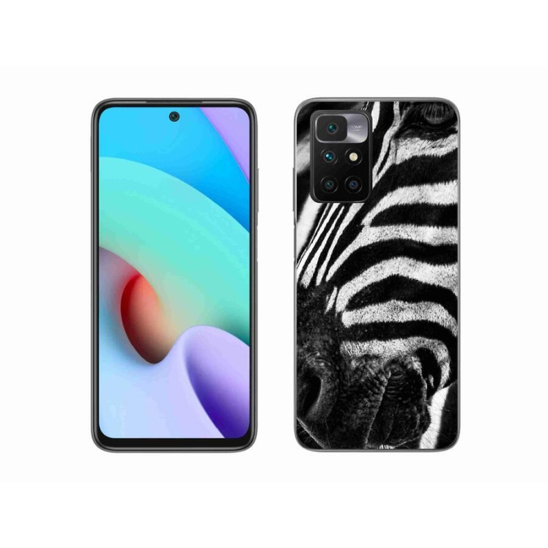 Gelový kryt mmCase na mobil Xiaomi Redmi 10/Redmi 10 (2022) - zebra