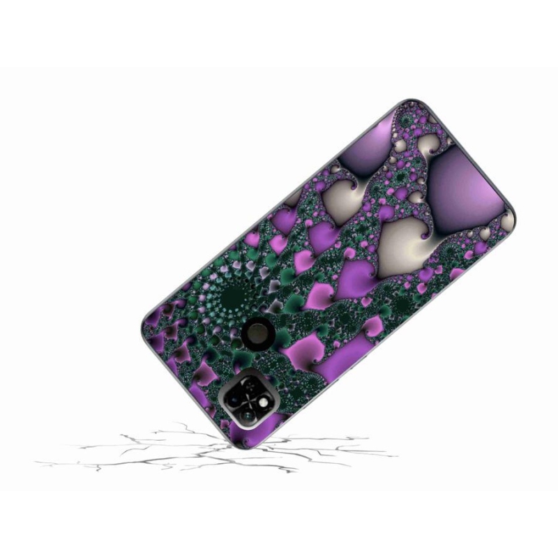 Gelový kryt mmCase na mobil Xiaomi Redmi 10A - abstrakt 7