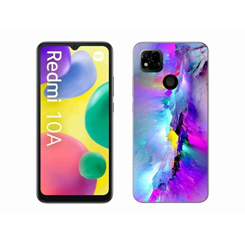 Gelový kryt mmCase na mobil Xiaomi Redmi 10A - abstrakt