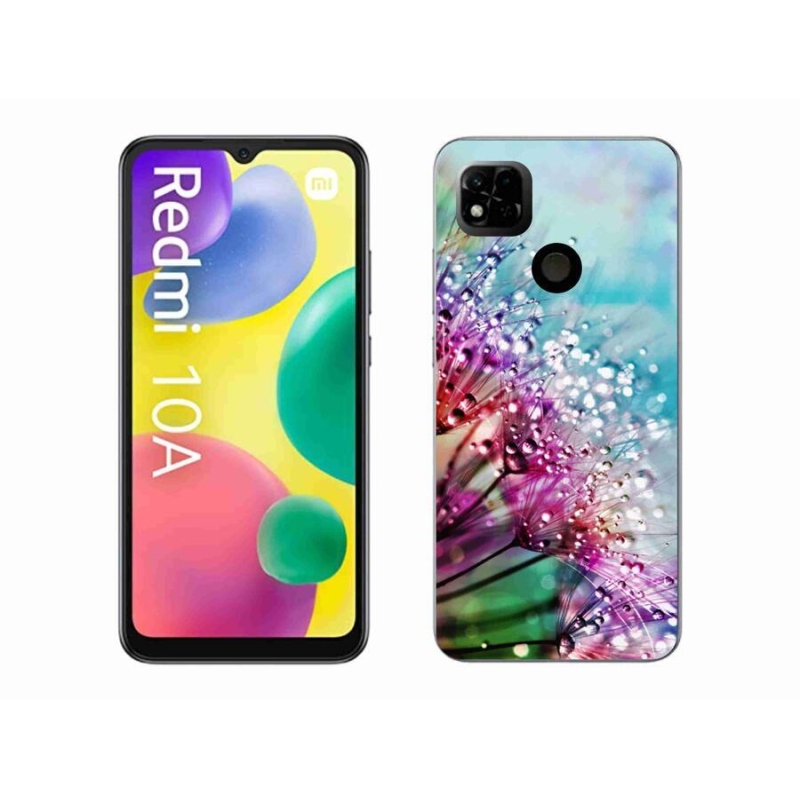 Gelový kryt mmCase na mobil Xiaomi Redmi 10A - barevné květy