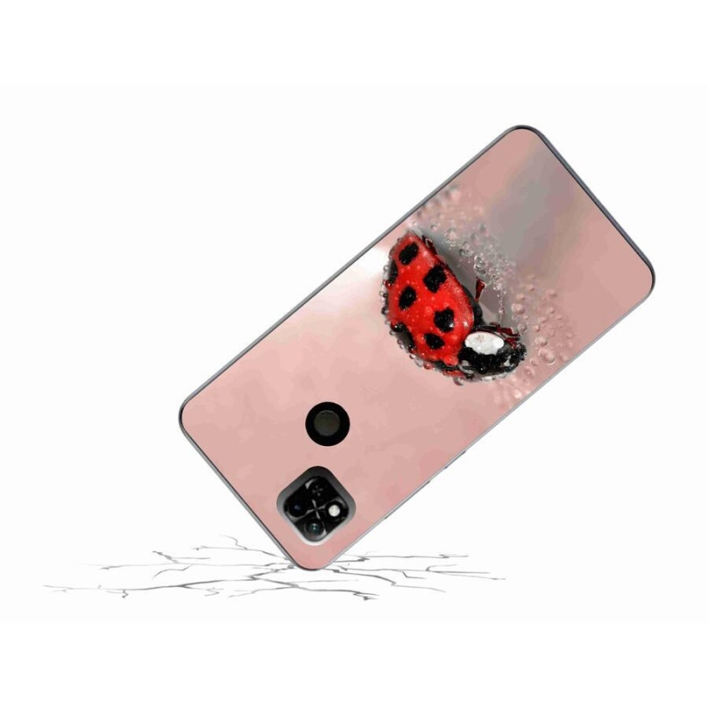 Gelový kryt mmCase na mobil Xiaomi Redmi 10A - beruška