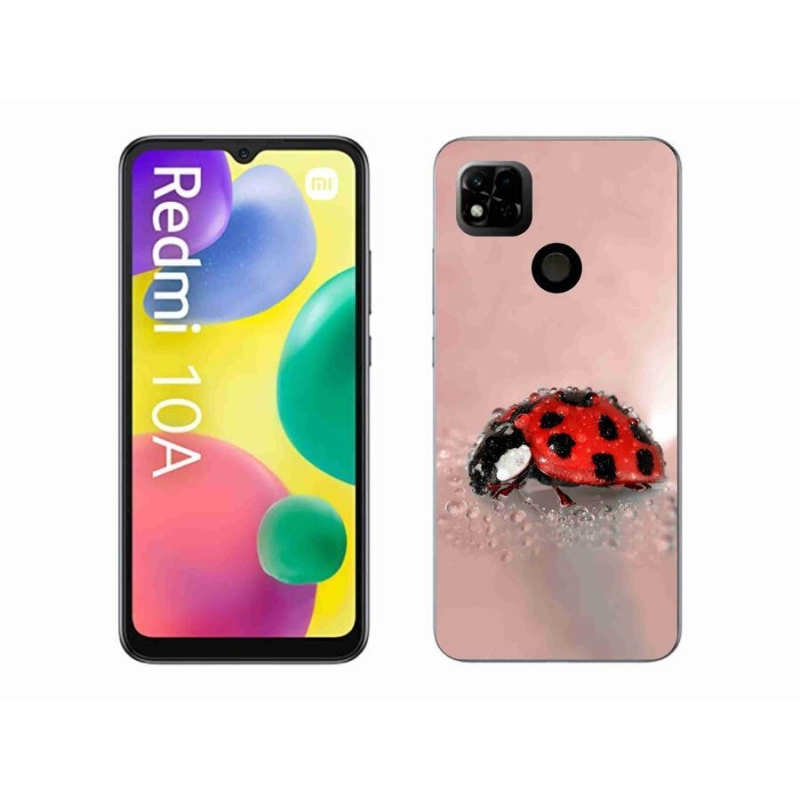 Gelový kryt mmCase na mobil Xiaomi Redmi 10A - beruška