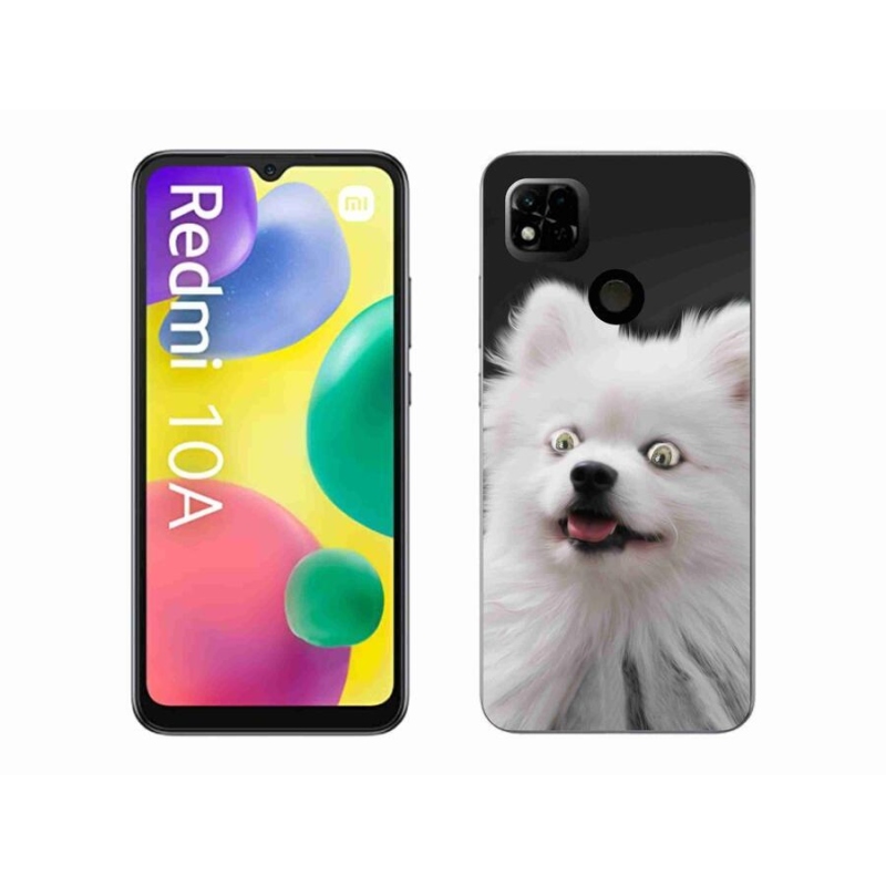 Gelový kryt mmCase na mobil Xiaomi Redmi 10A - bílý špic
