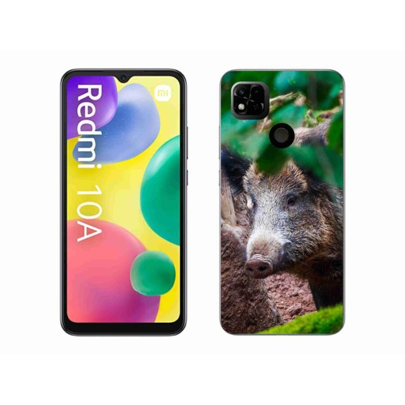 Gelový kryt mmCase na mobil Xiaomi Redmi 10A - divoké prase