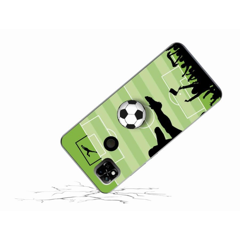 Gelový kryt mmCase na mobil Xiaomi Redmi 10A - fotbal 3