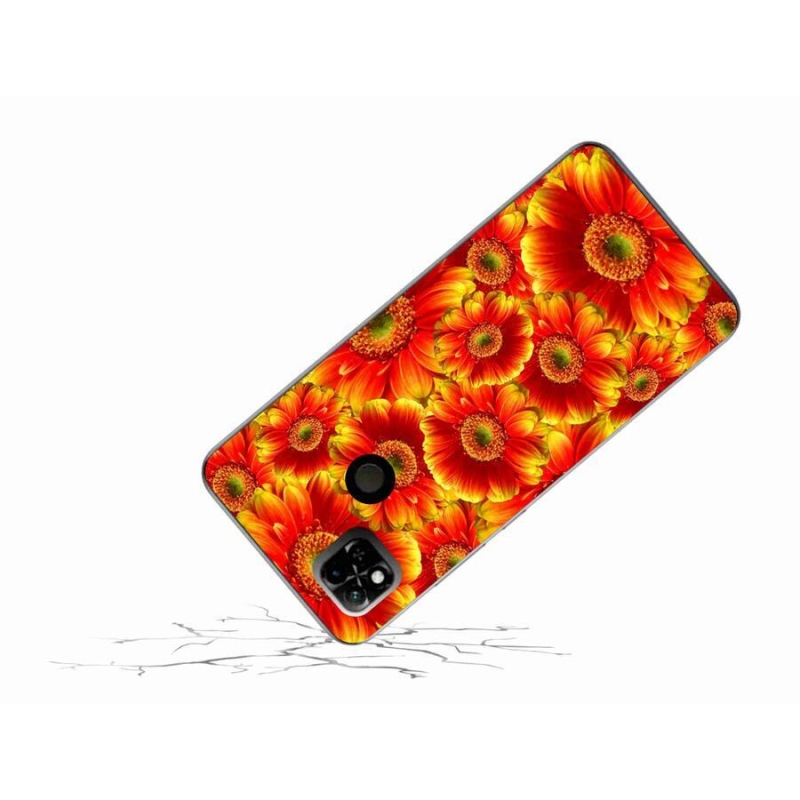 Gelový kryt mmCase na mobil Xiaomi Redmi 10A - gerbera 1