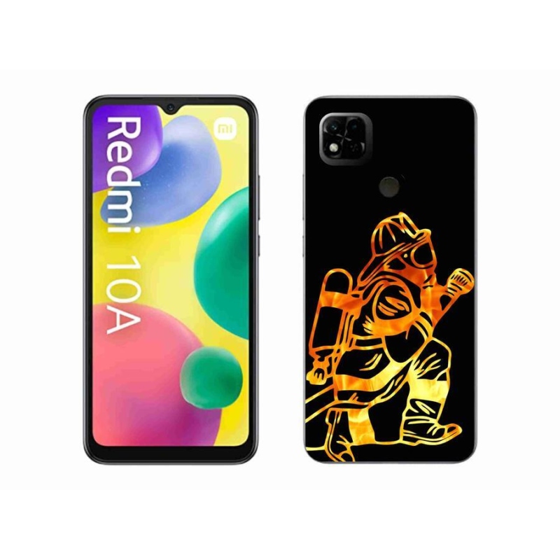 Gelový kryt mmCase na mobil Xiaomi Redmi 10A - hasič 1