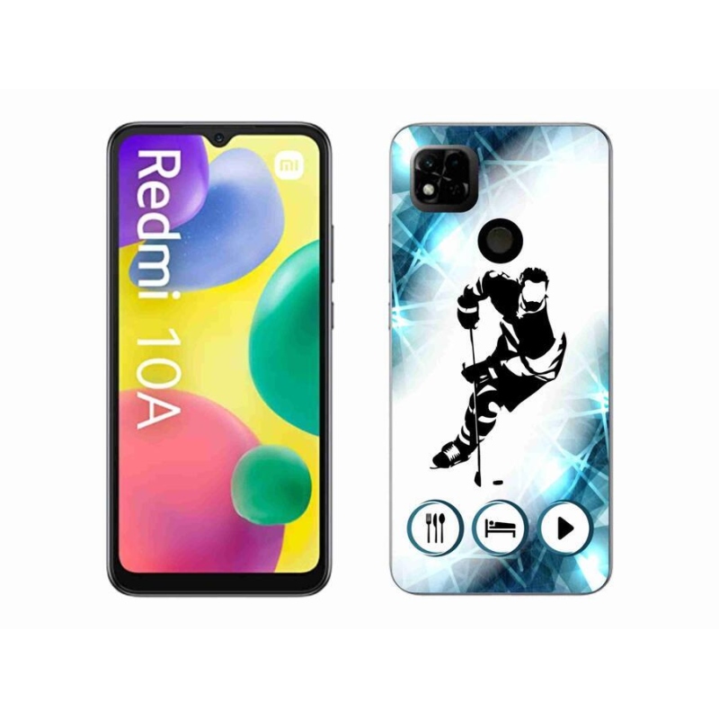 Gelový kryt mmCase na mobil Xiaomi Redmi 10A - hokej 1