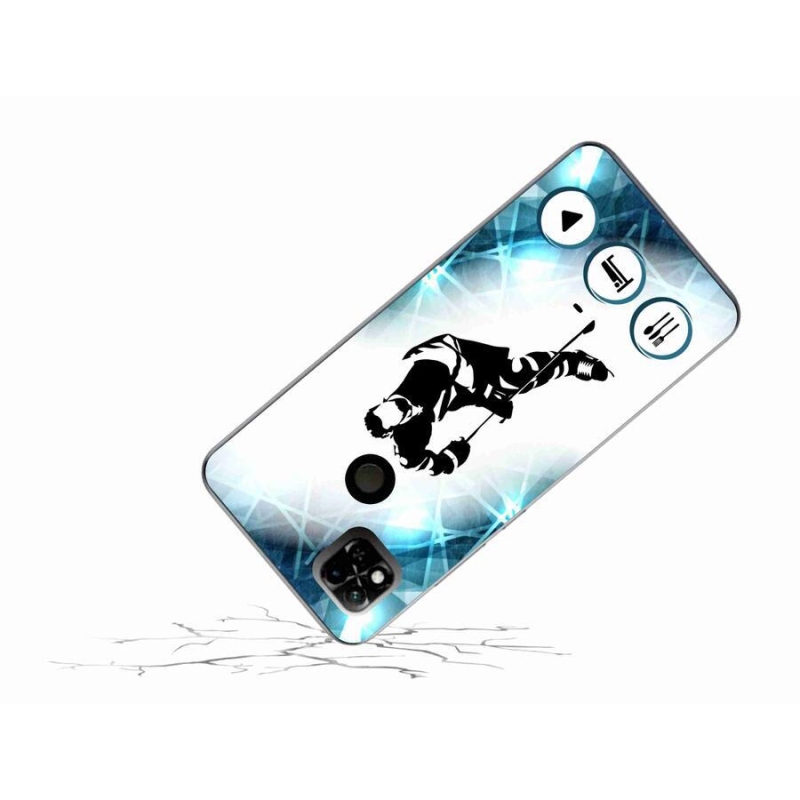 Gelový kryt mmCase na mobil Xiaomi Redmi 10A - hokej 1