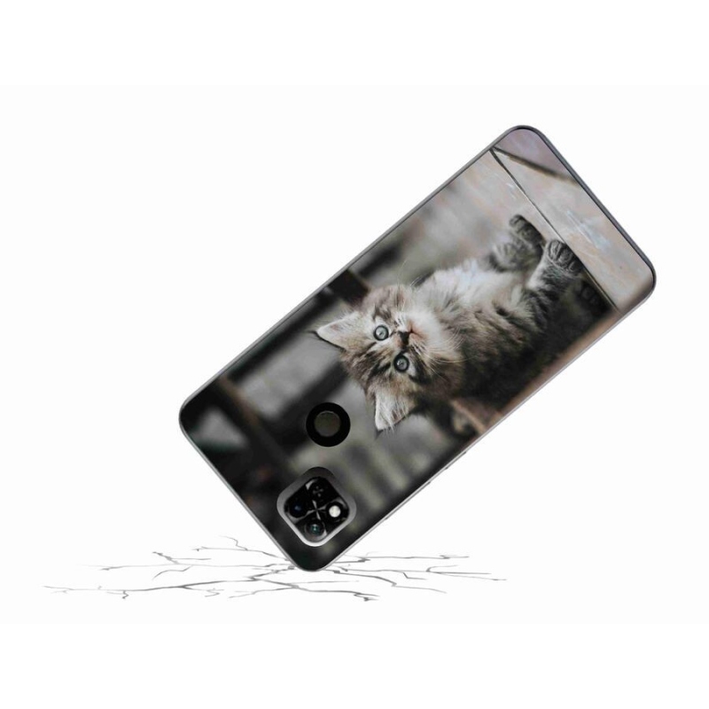 Gelový kryt mmCase na mobil Xiaomi Redmi 10A - koťátko
