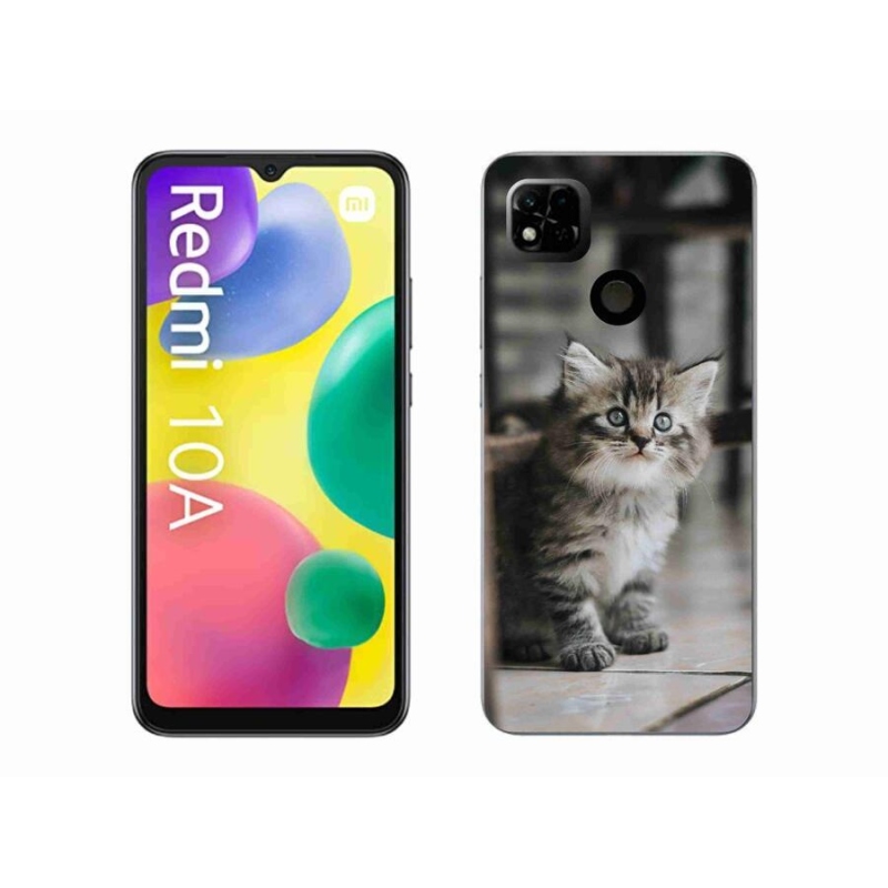 Gelový kryt mmCase na mobil Xiaomi Redmi 10A - koťátko