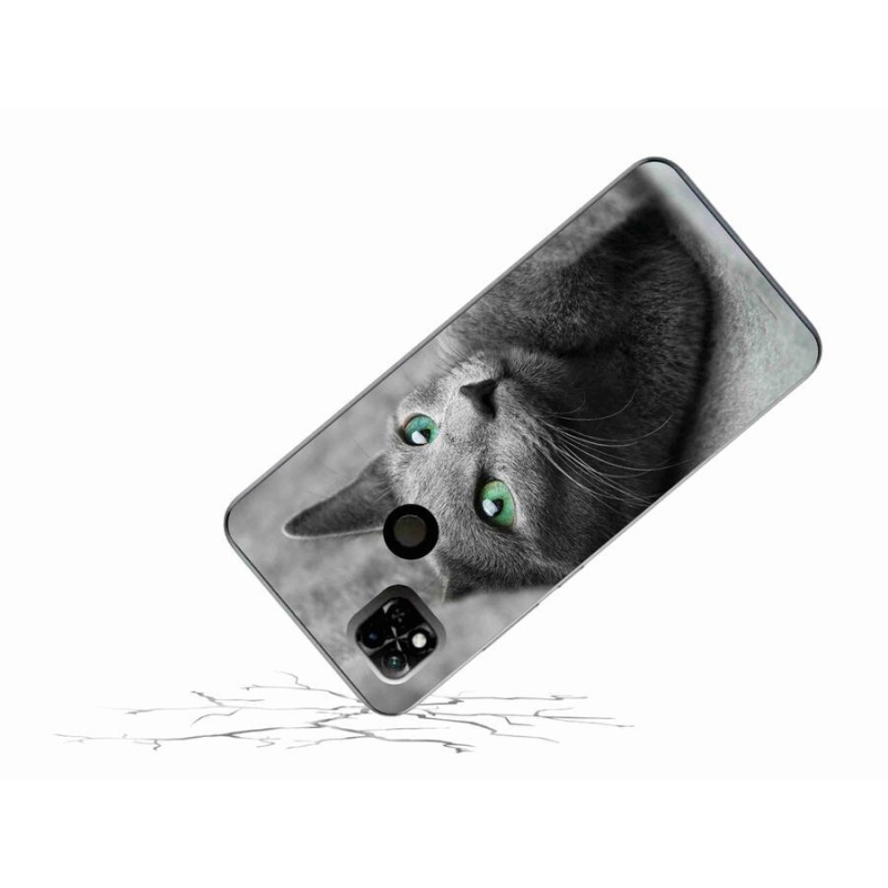 Gelový kryt mmCase na mobil Xiaomi Redmi 10A - kočka 2
