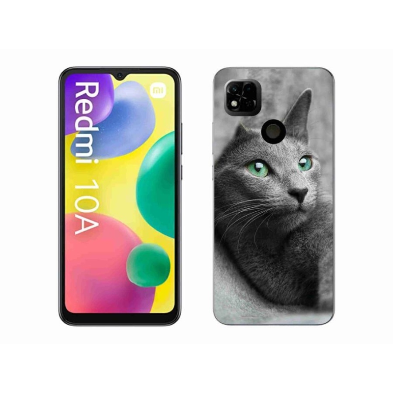 Gelový kryt mmCase na mobil Xiaomi Redmi 10A - kočka 2