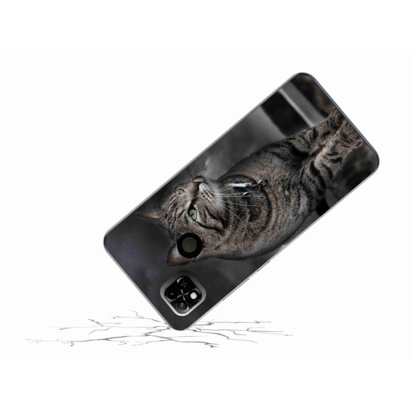 Gelový kryt mmCase na mobil Xiaomi Redmi 10A - kočka