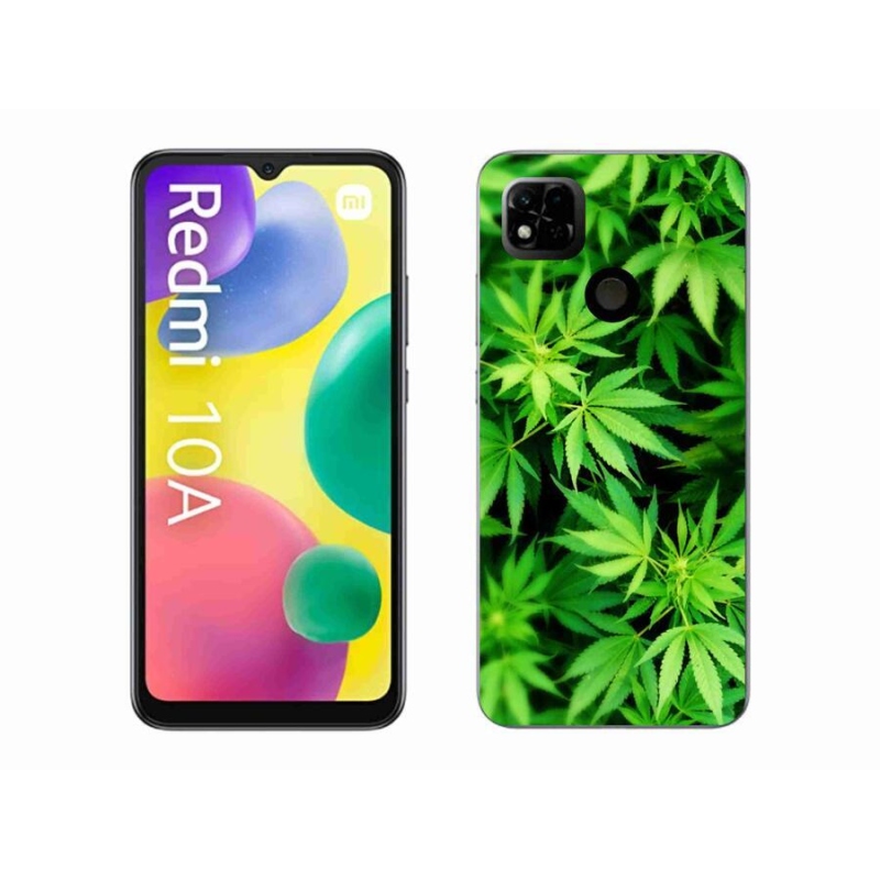 Gelový kryt mmCase na mobil Xiaomi Redmi 10A - konopí 3